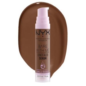 NYX PROFESSIONAL MAKEUP Bare With Me Concealer Serum, Concealer Makeup For Up To 24Hr Hydration – Light(12 Rich)