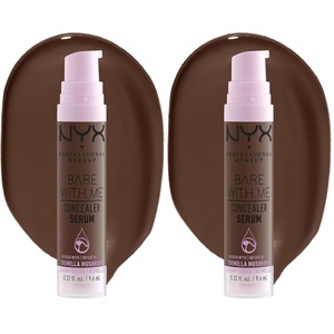 NYX PROFESSIONAL MAKEUP Bare With Me Concealer Serum, Concealer Makeup For Up To 24Hr Hydration – Light(13 profundo)