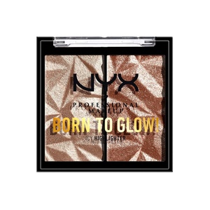 NYX PROFESSIONAL MAKEUP Born To Glow Icy Highlighter Duo – Bout The Bronze(HIGH KEY FLEX)