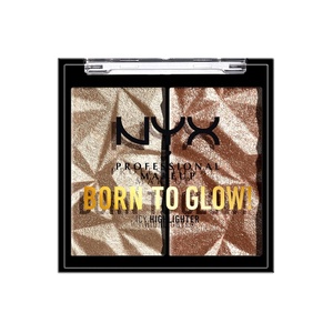 NYX PROFESSIONAL MAKEUP Born To Glow Icy Highlighter Duo – Bout The Bronze(PLATINUM STATUS)