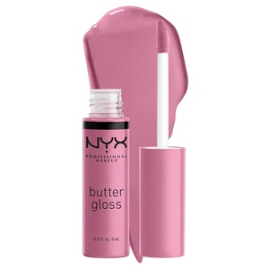 NYX PROFESSIONAL MAKEUP Butter Gloss Brown Sugar, Non-Sticky Lip Gloss – Pack Of 3 (Sugar High, Spiked Toffee, Butterscotch)(02 Eclair)