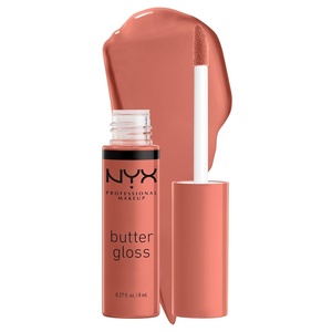NYX PROFESSIONAL MAKEUP Butter Gloss Brown Sugar, Non-Sticky Lip Gloss – Pack Of 3 (Sugar High, Spiked Toffee, Butterscotch)(35 Bit Of Honey)