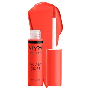 NYX PROFESSIONAL MAKEUP Butter Gloss Brown Sugar, Non-Sticky Lip Gloss – Pack Of 3 (Sugar High, Spiked Toffee, Butterscotch)(37 Orangesicle)