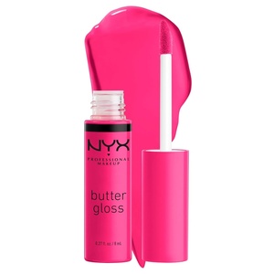 NYX PROFESSIONAL MAKEUP Butter Gloss Brown Sugar, Non-Sticky Lip Gloss – Pack Of 3 (Sugar High, Spiked Toffee, Butterscotch)(38 Summer Fruit)