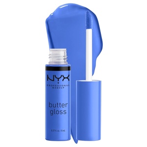 NYX PROFESSIONAL MAKEUP Butter Gloss Brown Sugar, Non-Sticky Lip Gloss – Pack Of 3 (Sugar High, Spiked Toffee, Butterscotch)(44 Blueberry Tart)