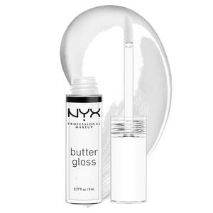 NYX PROFESSIONAL MAKEUP Butter Gloss Brown Sugar, Non-Sticky Lip Gloss – Pack Of 3 (Sugar High, Spiked Toffee, Butterscotch)(54 Sugar Glass)