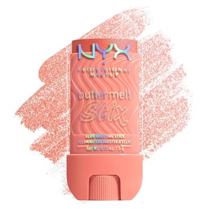 NYX PROFESSIONAL MAKEUP Buttermelt Glaze Stix, Non-Greasy Highlighter Stick With Up To 8HR Make Up Wear – 01 Big Melt Energy (Clear)(09 Melt Down)