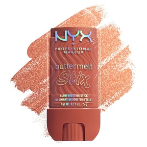 NYX PROFESSIONAL MAKEUP Buttermelt Glaze Stix, Non-Greasy Highlighter Stick With Up To 8HR Make Up Wear – 01 Big Melt Energy (Clear)(13 Left On Melt)