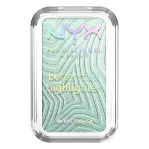 NYX PROFESSIONAL MAKEUP Buttermelt Highlighter, Powder Highlighter Makeup, With Up to 12H Wear and High Impact Glow – 40 No 1 Butta (Holographic Lavender)(Butta Mint)