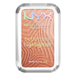 NYX PROFESSIONAL MAKEUP Buttermelt Highlighter, Powder Highlighter Makeup, With Up to 12H Wear and High Impact Glow – 40 No 1 Butta (Holographic Lavender)(Butta In Bronze)