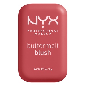 NYX PROFESSIONAL MAKEUP Buttermelt Powder Blush, Fade and Transfer-Resistant Blush, Up to 12HR Make Up Wear, Vegan Formula – Had Butta(Butta Than Coral)