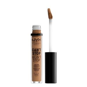NYX PROFESSIONAL MAKEUP Can’t Stop Won’t Stop Contour Concealer, 24h Full Coverage Matte Finish – Light Ivory(12.7 NEUTRAL TAN)