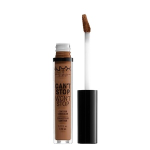 NYX PROFESSIONAL MAKEUP Can’t Stop Won’t Stop Contour Concealer, 24h Full Coverage Matte Finish – Light Ivory(17 CAPPUCCINO)
