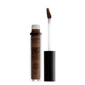 NYX PROFESSIONAL MAKEUP Can’t Stop Won’t Stop Contour Concealer, 24h Full Coverage Matte Finish – Light Ivory(22 DEEP)