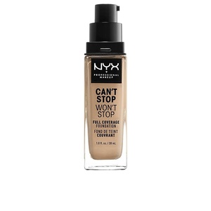 NYX PROFESSIONAL MAKEUP Can’t Stop Won’t Stop Foundation, 24h Full Coverage Matte Finish – Vanilla(07.5 SOFT BEIGE)