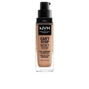 NYX PROFESSIONAL MAKEUP Can’t Stop Won’t Stop Foundation, 24h Full Coverage Matte Finish – Vanilla(10.3 NEUTRAL BUFF)