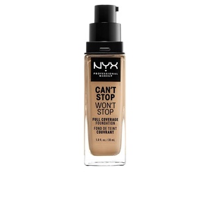 NYX PROFESSIONAL MAKEUP Can’t Stop Won’t Stop Foundation, 24h Full Coverage Matte Finish – Vanilla(11 BEIGE)