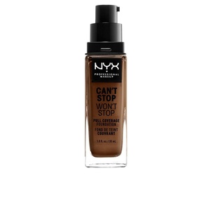 NYX PROFESSIONAL MAKEUP Can’t Stop Won’t Stop Foundation, 24h Full Coverage Matte Finish – Vanilla(21 COCOA)