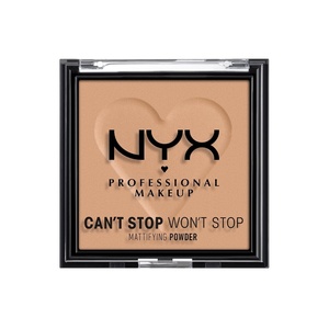 NYX PROFESSIONAL MAKEUP Can’t Stop Won’t Stop Mattifying Pressed Powder – Medium(06 TAN)