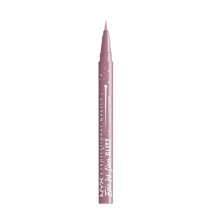 NYX PROFESSIONAL MAKEUP Epic Ink Glitz Liner, Waterproof Metallic Liquid Eyeliner with Vegan Formula – Tapered Twinkle (Shimmer Teal Blue)(03 Shimmer Stitch)