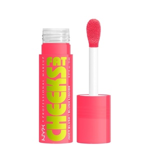 NYX PROFESSIONAL MAKEUP Fat Cheeks Liquid Blush, Buildable, Dewy Blush with Long-Lasting 12HR Wear – Blueberry Burst (Cool Purple)(Guava Gush)