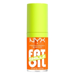 NYX PROFESSIONAL MAKEUP Fat Oil Chillz, Moisturizing, Shiny and Vegan Tinted Lip Gloss – Kiwi Freeze (Sheer Green)(15 Citrus Chiller)