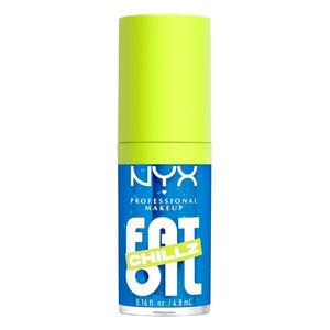 NYX PROFESSIONAL MAKEUP Fat Oil Chillz, Moisturizing, Shiny and Vegan Tinted Lip Gloss – Kiwi Freeze (Sheer Green)(18 Polar Peppermint)