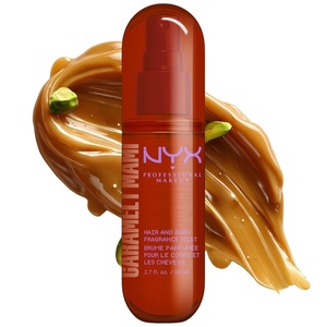 NYX PROFESSIONAL MAKEUP Fat Oil Fragrance Mist Perfume in Coconut Cutie, Coconut Scented Long Lasting Hair & Body Spray With Peach & Apple Notes, Vegan & Cruelty-Free, Large 5.4 fl oz(2.7 Fl Oz (Pack of 1))