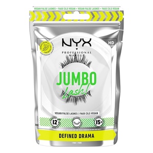 NYX PROFESSIONAL MAKEUP Jumbo Lash! Vegan False Eyelashes, Up to 12HR Wear, Reusable Fake Lashes – Defined Drama