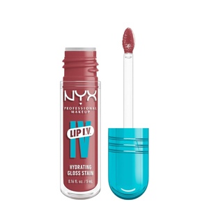 NYX PROFESSIONAL MAKEUP Lip IV Hydrating Glossy Lip Stain, Long-Lasting, Tinted, Vegan Formula with 12 HR Hydration – Hydra Honey (Brown)(17 Petal Pourin’)