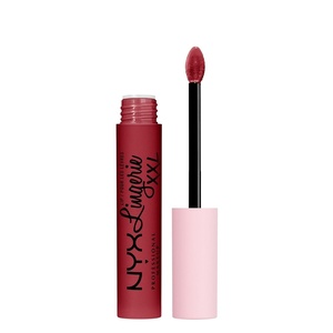 NYX PROFESSIONAL MAKEUP Lip Lingerie XXL Matte Liquid Lipstick – Naughty Noir (Black)(23 It’s Hotter)