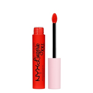 NYX PROFESSIONAL MAKEUP Lip Lingerie XXL Matte Liquid Lipstick – Naughty Noir (Black)(27 On Fuego)