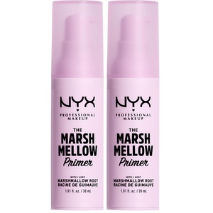 NYX PROFESSIONAL MAKEUP Marshmellow Smoothing Primer, Vegan Face Primer, 10-In-1 Skin Benefits(1.01 Fl Oz (Pack of 2))