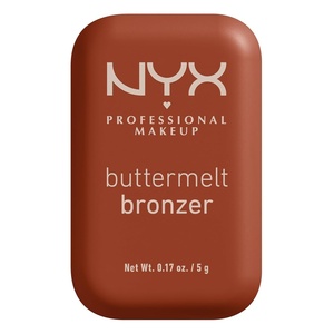 NYX PROFESSIONAL MAKEUP Matte Buttermelt Bronzer, Longwear Face Makeup with Up to 12 Hours of Wear, Vegan Formula – Butta Off (Medium Deep Golden)(07.5 – Butta Match)