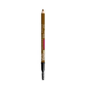 NYX PROFESSIONAL MAKEUP Powder Louder Eyebrow Pencil, Brow Pencil with Buildable Volume For Up To 12HR Wear, Vegan Formula – Espresso(01 Blonde)