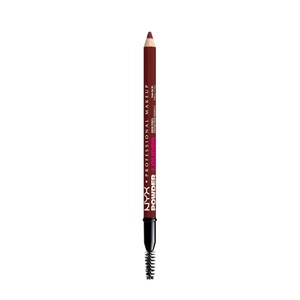 NYX PROFESSIONAL MAKEUP Powder Louder Eyebrow Pencil, Brow Pencil with Buildable Volume For Up To 12HR Wear, Vegan Formula – Espresso(04 Black Cherry)