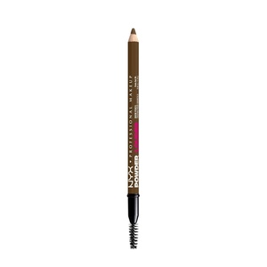 NYX PROFESSIONAL MAKEUP Powder Louder Eyebrow Pencil, Brow Pencil with Buildable Volume For Up To 12HR Wear, Vegan Formula – Espresso(05 Soft Brown)