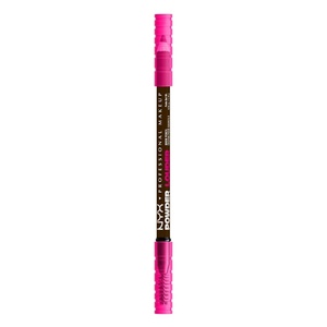 NYX PROFESSIONAL MAKEUP Powder Louder Eyebrow Pencil, Brow Pencil with Buildable Volume For Up To 12HR Wear, Vegan Formula – Espresso(06 Ash Brown)