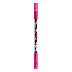 NYX PROFESSIONAL MAKEUP Powder Louder Eyebrow Pencil, Brow Pencil with Buildable Volume For Up To 12HR Wear, Vegan Formula – Espresso(09 Black)