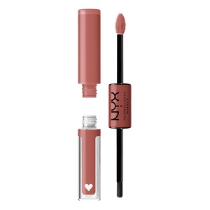 NYX PROFESSIONAL MAKEUP Shine Loud, Long-Lasting Liquid Lipstick with Clear Lip Gloss – Magic Maker (Dusty Nude Mauve)(05 Magic Maker)