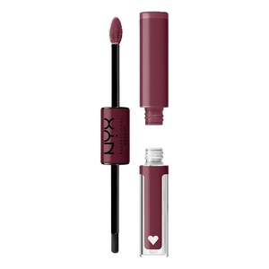 NYX PROFESSIONAL MAKEUP Shine Loud, Long-Lasting Liquid Lipstick with Clear Lip Gloss – Magic Maker (Dusty Nude Mauve)(19 Never Basic)