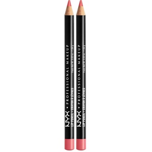 NYX PROFESSIONAL MAKEUP Slim Lip Liner Set, Long-Lasting Creamy Lip Liner Pack Of 3 (Peakaboo Neutral, Nude Pink, Ever)(817 Hot Red)