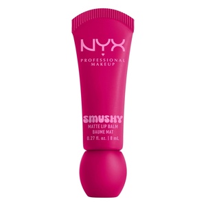 NYX PROFESSIONAL MAKEUP Smushy Matte Lip Balm, Tinted Lip Moisturizer with Soft, Matte Finish – Sweet Smack (Mid-Tone Pink)(04 SHE’S SERVING)
