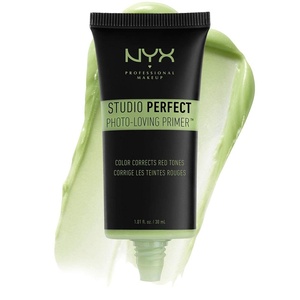 NYX PROFESSIONAL MAKEUP Studio Perfect Primer, Vegan Face Primer – Lavender (Color-Correcting)(Green)