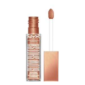NYX PROFESSIONAL MAKEUP Ultimate Glow Shots, Liquid Eyeshadow, Long-Lasting Shimmer Eye Shadow with Vitamin C – Grapefruit Glow(Twisted Tangerine)