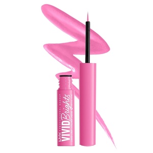 NYX PROFESSIONAL MAKEUP Vivid Matte Liquid Liner, Smear-Resistant Eyeliner with Precise Tip – Black(08 Don’t Pink Twice)