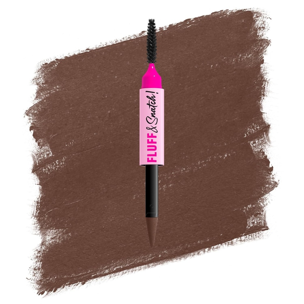 image:imageNYX PROFESSIONAL MAKEUP Fluff amp Snatch Brow Powder Pen Cream To Powder Eyebrow Pen For Soft Defined Brows Smudge and TransferResistant Formula  EspressoCool Ash Brown