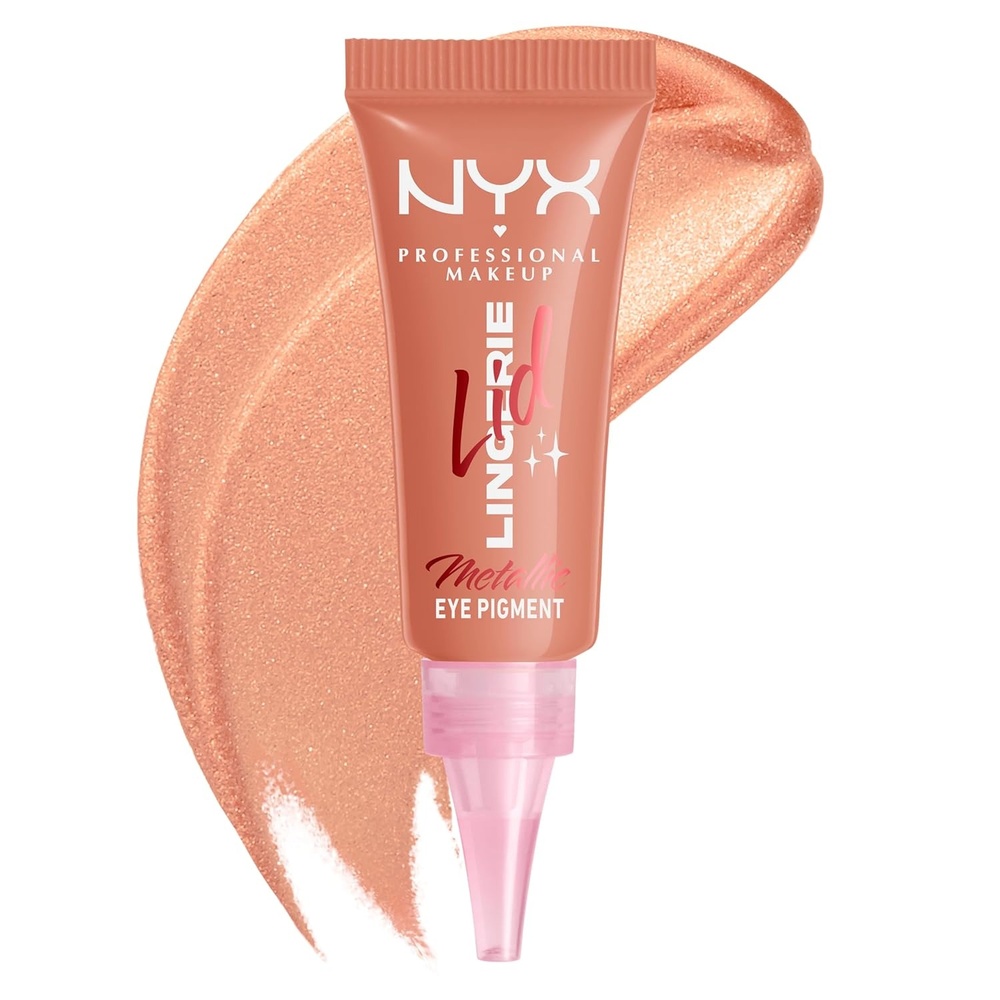 image:imageNYX PROFESSIONAL MAKEUP Lingerie Lid Lingerie Cream Eye Pigment Eyeshadow Up to 24H Wear Granite Grind 02 fl ozGOLD STRING