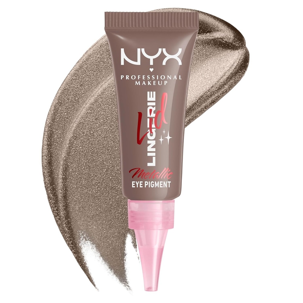 image:imageNYX PROFESSIONAL MAKEUP Lingerie Lid Lingerie Cream Eye Pigment Eyeshadow Up to 24H Wear Granite Grind 02 fl ozGRANITE GRIND