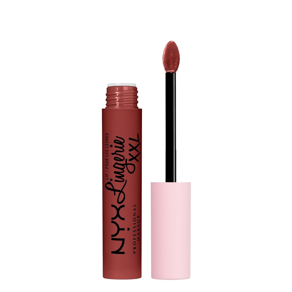 image:imageNYX PROFESSIONAL MAKEUP Lip Lingerie XXL Matte Liquid Lipstick  Pack of 2 Sizzlin Stamina08 Straps Off